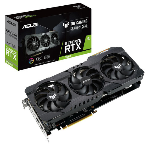Asus - Carte graphique TUF RTX 3060 Ti O8G V2 GAMING Asus - Nvidia GeForce RTX 3060