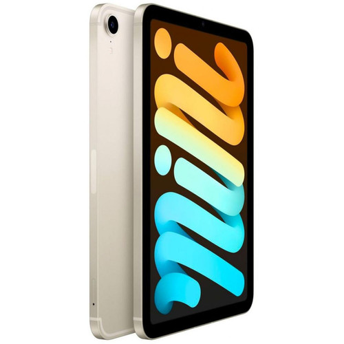Apple - iPad mini (2021) 64 Go Wi-Fi Lumière stellaire Apple  - Tablette reconditionnée