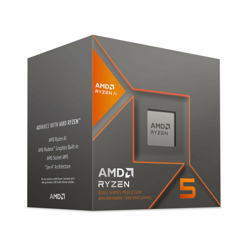 Amd - Ryzen 5 8600G Wraith Stealth (4.3 GHz / 5.0 GHz) Amd  - Processeur