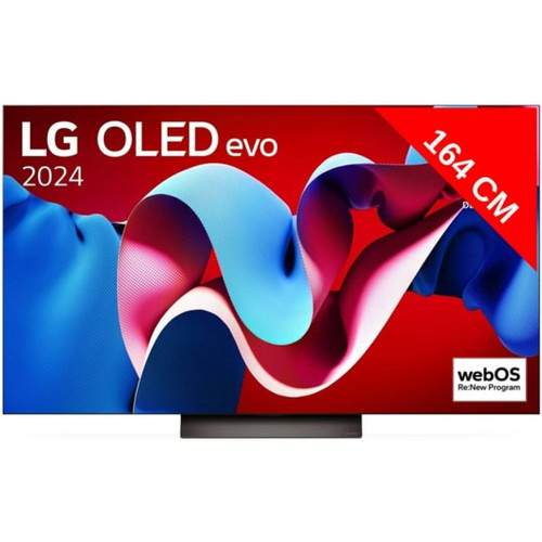 LG - TV OLED 4K 164 cm OLED65C4 evo LG  - TV OLED LG TV, Home Cinéma