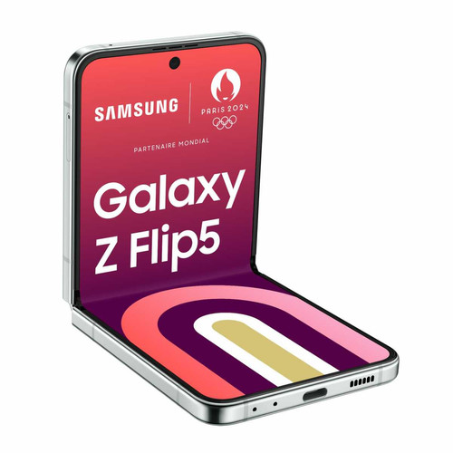 Samsung - Galaxy Z Flip5 - 8/256 Go - 5G - Vert d'eau  Samsung - Téléphonie