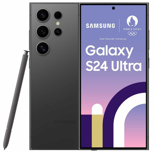 Samsung - Galaxy S24 Ultra - 5G - 12/512 Go - Noir Samsung - Téléphonie
