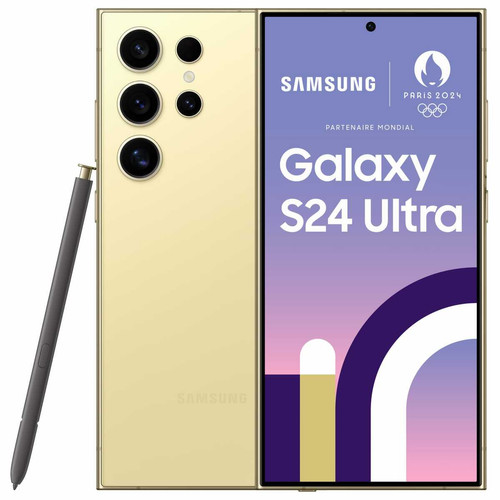Samsung - Galaxy S24 Ultra - 5G - 12/256 Go - Ambre Samsung  - Samsung Galaxy AI
