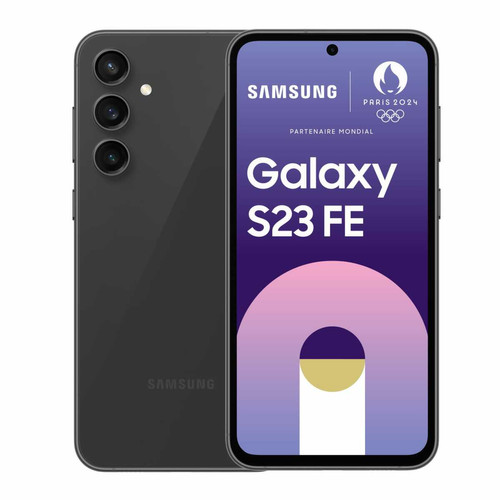 Samsung - Galaxy S23 FE - 8/256 Go - Graphite Samsung - Bonnes affaires Samsung Galaxy