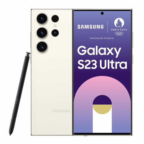 Samsung - Galaxy S23 Ultra - 8/256 Go - Crème Samsung - La fête des mères Smarpthone, Tablette tactile