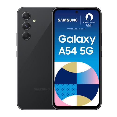 Samsung - Galaxy A54 - 5G - 8/256 Go - Graphite Samsung - Smartphone paiement en plusieurs fois Téléphonie