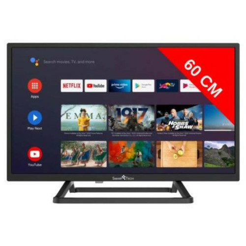 Smart Tech - TV LED 60 cm 24HA10T3 - Smart TV android Smart Tech  - Smart TV TV, Home Cinéma