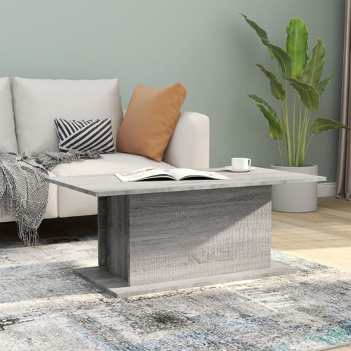 Tables d'appoint Vidaxl vidaXL Table basse Sonoma gris 102x55,5x40 cm Bois d'ingénierie