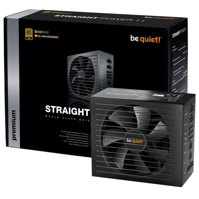 Be Quiet - Straight Power 11 550W 80PLUS Gold Be Quiet  - Alimentation PC