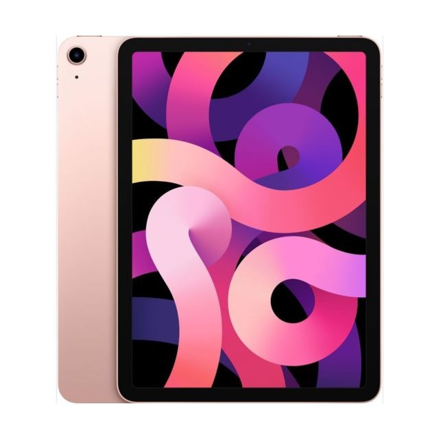 Apple - iPad Air (Gen 4) - 10,9" - Wi-Fi - 64 Go - Or rose Apple  - Tablette reconditionnée