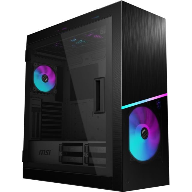 Msi - MPG SEKIRA 500X - E-ATX - RGB - Noir - Avec fenêtre Msi - Boitier PC Sans fenêtre